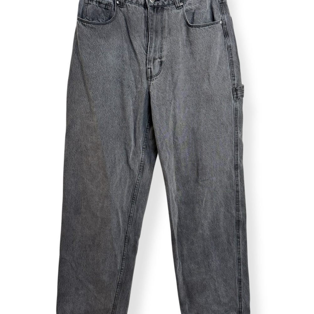 Empyre Women’s Juniors Relaxed Fit Charcoal Jeans